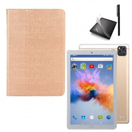Таблет KA Digital E107 2021, 4-ядрен процесор 2/32, 3G, GPS, Android10, Златист