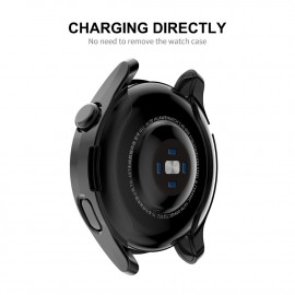 Силиконов протектор Ka Digital 360 за Huawei Watch 3, 46 mm, Черен