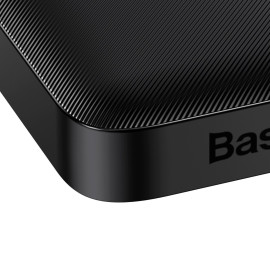 Външна батерия Baseus, 10000 mAh, 15W, fast charge, 2хUSB/USB-C, LED дисплей, PPBD050001, Черна