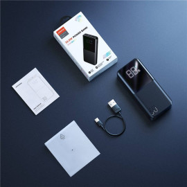 Външна батерия JOYROOM, 30000 mAh, 22,5W, Power Delivery, Quick Charge, 2хUSB/USB-C, LED дисплей, JR-QP193, Черна