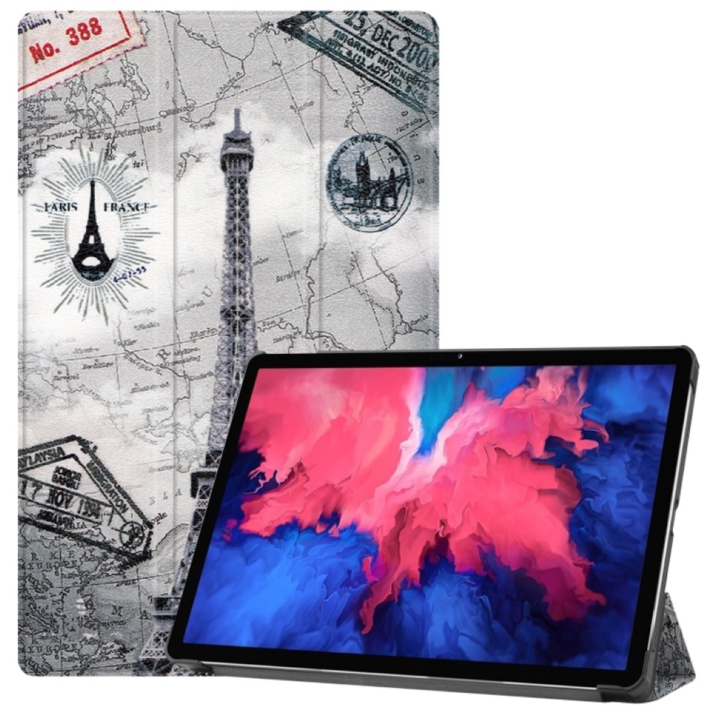 Калъф за таблет KA Digital за Lenovo Tab P11 / P11 Plus,TB-J606, TB-J616, J607Z, Retro tower