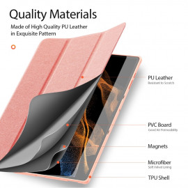 Калъф за таблет Dux Ducis Domo за Samsung Galaxy Tab S8 Ultra, 14,6 inch, X900 / X906, Розов