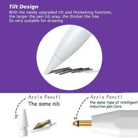 Писалка стилус KaDigital за Ipad / Ipad Pro, Бяла