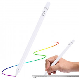 Писалка стилус KaDigital Premium Active Stylus Pen за таблет и телефон, Бяла