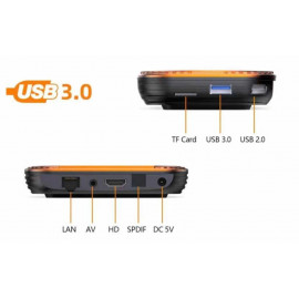 Мултимедия плеър KA Digital HK1 RBox X4S, Amlogic 905X4, Smart TV Box Android 11, 8K 4GB Ram, 32GB памет 2.4G/5G WIFI USB 3.0