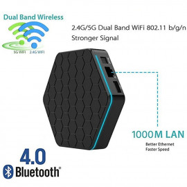 Мултимедия плеър KA Digital T95Z Plus, Allwinner H618, Smart TV Box Android 12, 6K, 4GB Ram, 32GB памет 2.4G/5G WIFI