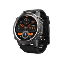 Военен часовник KA DIGITAL DM52 ,Bluetooth обаждане, 1.45” Ultra Smooth Touch HD LCD, AI гласов асистент, 100+ спортни режима, Здравен монитор, Висока автономия, Black