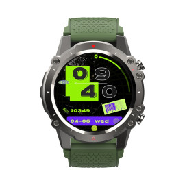 Военен часовник KA DIGITAL DM52 ,Bluetooth обаждане, 1.45” Ultra Smooth Touch HD LCD, AI гласов асистент, 100+ спортни режима, Здравен монитор, Висока автономия, Army green