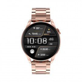 Смарт Часовник KA Digital DT3, BT разговори, EKG, Пулс, Допълнителна каишка, Златист