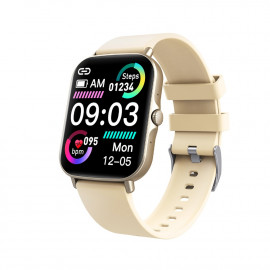 Смарт Часовник KA Digital F97S, BT Call, Температура, Пулс, Кръвно налягане, Кислород, Златист