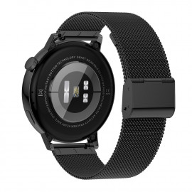 Смарт Часовник KA Digital GT3 mini, NFC, BT разговори, EKG, Пулс, Метална верижка, Допълнителна каишка, Черен