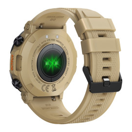 Военен часовник KA DIGITAL K56 Pro ,Bluetooth обаждане, 1.39” Ultra Smooth Touch HD LCD, AI гласов асистент, 100+ спортни режима, Здравен монитор, Висока автономия, Earth Yellow