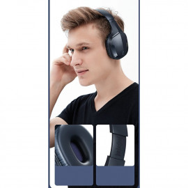 Безжични Bluetooth слушалки за игри Remax за геймъри, синьо (RB-750HB)