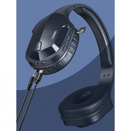 Безжични Bluetooth слушалки за игри Remax за геймъри, синьо (RB-750HB)
