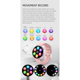 Смарт Часовник KA Digital® DK18, Розов Смарт Часовник KA Digital® DK18, Розов