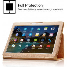 Kалъф за таблет Kadigital за модели KT107, K109, MGX20 10,1 инча ,Златист