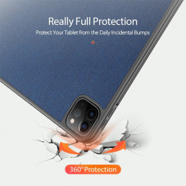 Калъф за таблет Dux Ducis Domo за Apple iPad Pro 12,9 inch, 2021, Тъмно син
