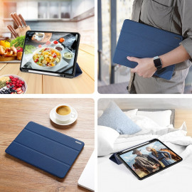 Калъф за таблет Dux Ducis Domo за Apple iPad Pro 12,9 inch, 2021, Тъмно син