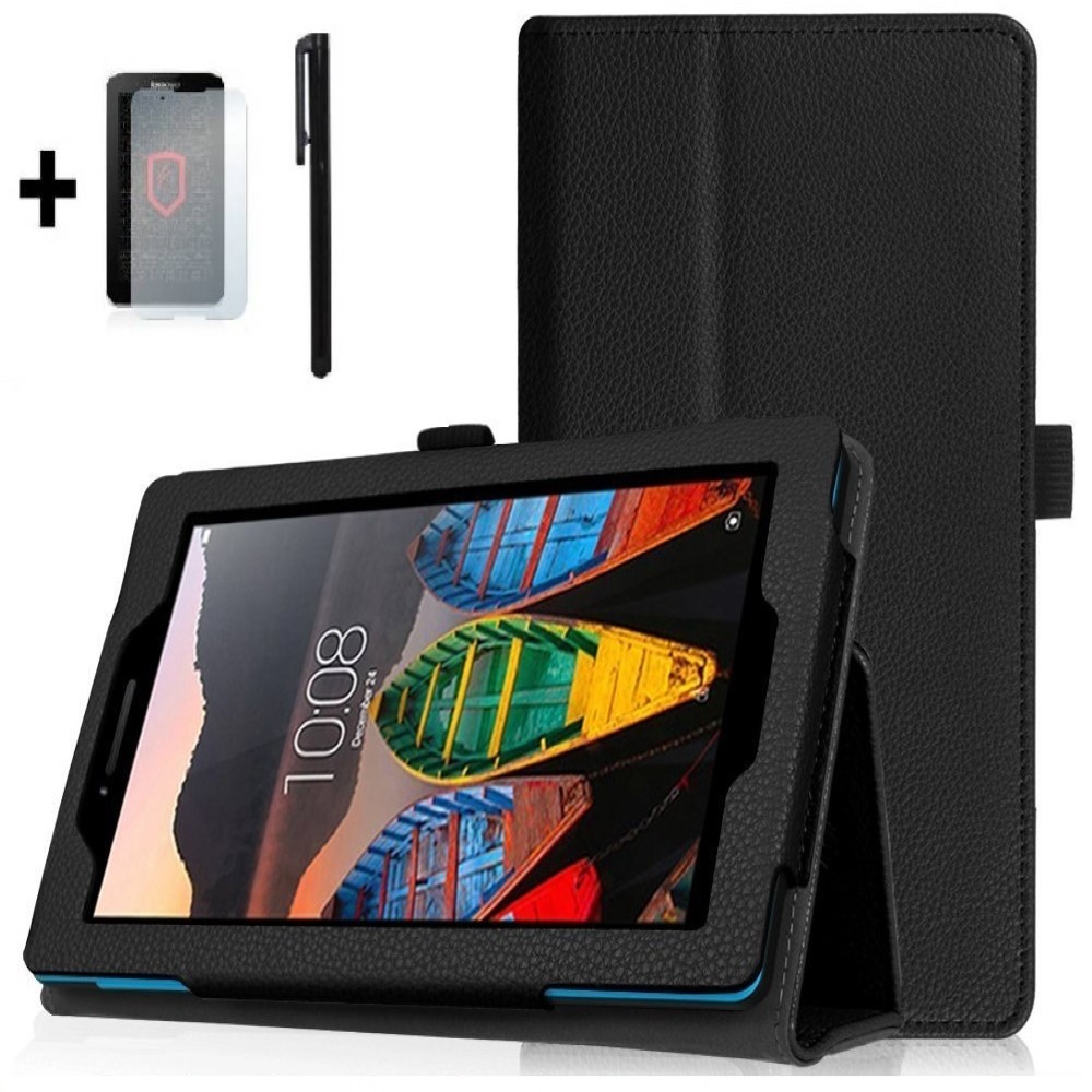 Kалъф за таблет Ka Digital Lenovo Tab3 7 инча 710F/710I Черен, протектор, писалка
