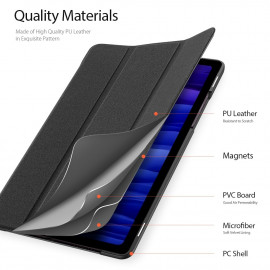 Калъф за таблет Dux Ducis Domo за Samsung Galaxy Tab A7 2020, 10,4 инча, T500 / 505, Черен