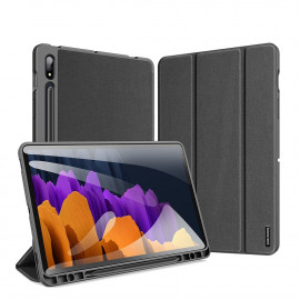Калъф за таблет Dux Ducis Domo за Samsung Galaxy Tab S8 Plus, S7 Plus 2020, S7 FE 12,4 инча, X800/X806, T730/T733/T736/T970 / T975 / T976, Черен