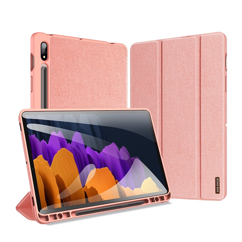 Калъф за таблет Dux Ducis Domo за Samsung Galaxy Tab S7 2020, 11 инча, T870 / T875, Розов