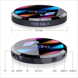 Мултимедиен плеър KADigital® H96 Max X3 Amlogic 905X3 Smart TV Box Android 9 8K 4GB Ram, 32GB памет 2.4G/5G WIFI USB 3.0