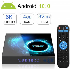 Мултимедиен плеър KADigital® T95 Allwinner H616 quad core Smart TV Box Android 10 6K 4GB Ram, 32GB памет 2.4G WIFI