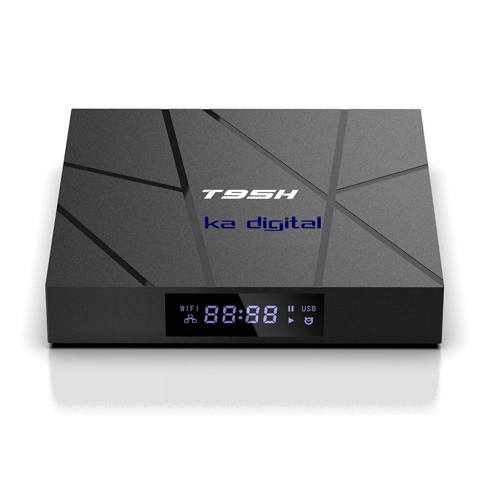 Мултимедиен плеър KADigital® T95H Allwinner H616 quad core Smart TV Box, Android 10, 4GB Ram, 32GB памет, 2.4G  WIFI
