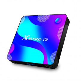 Мултимедиен плеър KADigital® X88 PRO 10, Android 10.0, 4GB RAM, 32GB, Smart TV Box, 4K Ultra HD, 2.4G/5GHz Dual WIFI, BT4.1