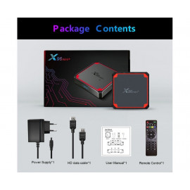 Мултимедиен плеър KADigital® X96 Mini Plus Amlogic S905W4 Smart TV Box Android 9 8K 2GB Ram, 16GB памет 2.4G / 5G WIFI